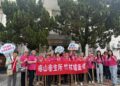 梅山衛生所結合地方宗教盛事　率長輩跟著帝爺公遶境練肌力