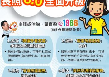 長照3.0開跑　9月1日起升級四大服務