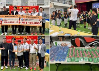 縣府及傑出校友力挺 竹林國小運動裝備全面升級