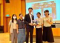知名營養師江欣樺回母校弘光科大演講 建議學弟妹用刪除法探索職涯