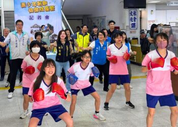 竹南鎮公所青少年暑期快樂成長營 記者會暖身