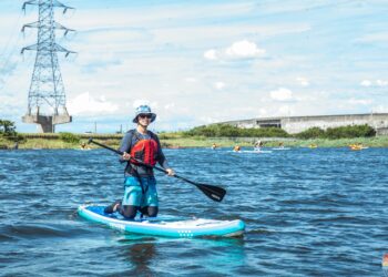 醫院藥師變身SUP教練！夏日消暑好去處：慶安水樂園